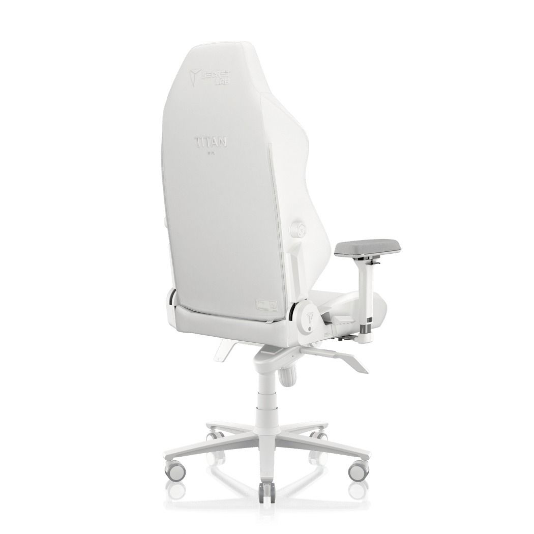 Secretlab TITAN Evo NanoGen Pure White (Regular) – authentic (Category: Chairs) located in Calamba. Submitted by spec.dev (Listing ID 1469732044, Image 2). Description: Authentic Secretlab TITAN Evo gaming/office chair in NanoGen Pure White (Regular size). The premium NanoGen Hybrid Leatherette is cooler and more breathable than standard. Full 4-way L-ADAPT lumbar support, magnetic memory-foam head pillow, 4D armrests, multi-tilt recline. - Model