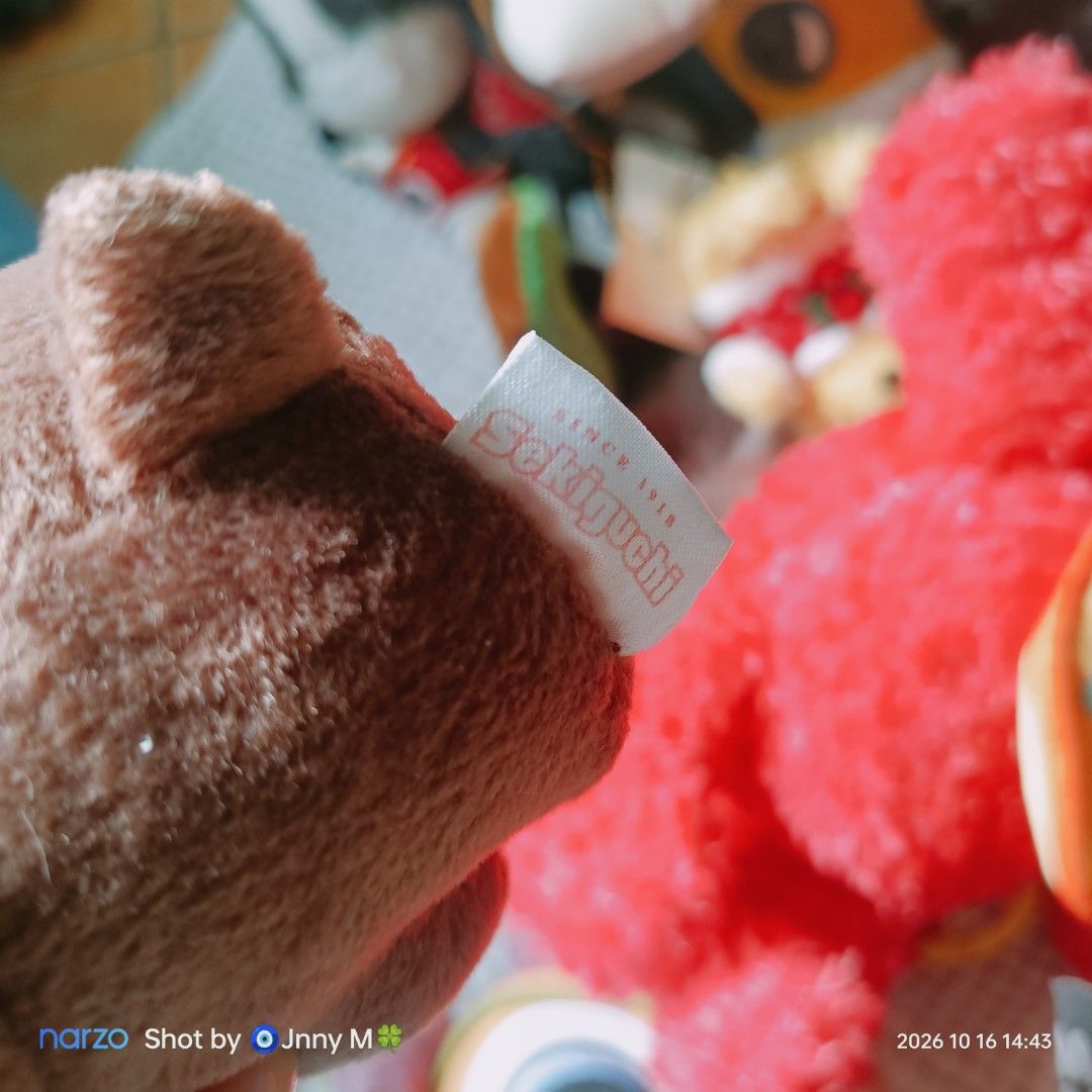 Sekiguchi Brown Puppy Plush Toy (Category: Plushies & Soft Toys) located in Taguig. Submitted by mhayestufftoys (Listing ID 1469589595, Image 2). Description: - Brand: Sekiguchi (Est. 1918) - Item: Palm-sized miniature brown puppy plush toy - Material: Soft fuzzy fabric with floppy ears - Details: Bead eyes and embroidered nose/mouth - Condition: Clean tag attached - Perfect for: Collectors and gift-giving.