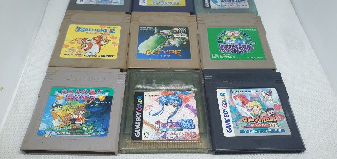 Selling 9 Japanese Gameboy Videogames Set 2 (Category: Nintendo) located in Quezon City. Submitted by itemsforadoption (Listing ID 1469588335, Image 2). Description: Rfs: Its 2026! Happy New Year! Hoping you have a good year ahead of you! If you have questions feel free to send a message. Though I'll most likely be able to reply from 10am to 8pm. Please be patient and understanding. Decluttering games and items that I've picked up or for friends 