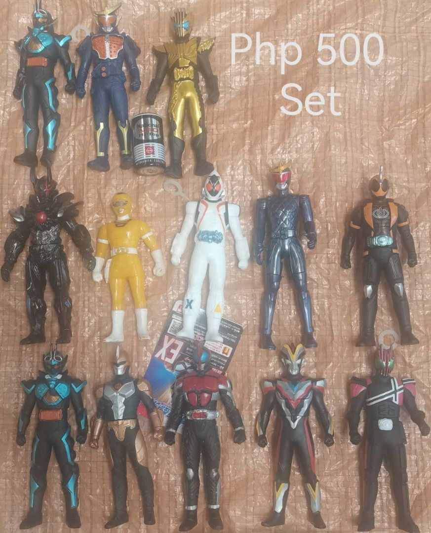 Sentai Kamen Utraman Toku items (Category: Kids Toys) located in Los Banos. Submitted by princessbotique (Listing ID 1469627540, Image 1). Description: Sentai Kamen Utraman Toku items Preloved As is WYSIWYG See pix for details 0310 First come First Serve Please add shipping fee From Los Banos Laguna Meetups per arrangement MOP GCash first to pay basis No reservations No COD No checkout PM MY PAGE if interested pls send pix of item and full detail