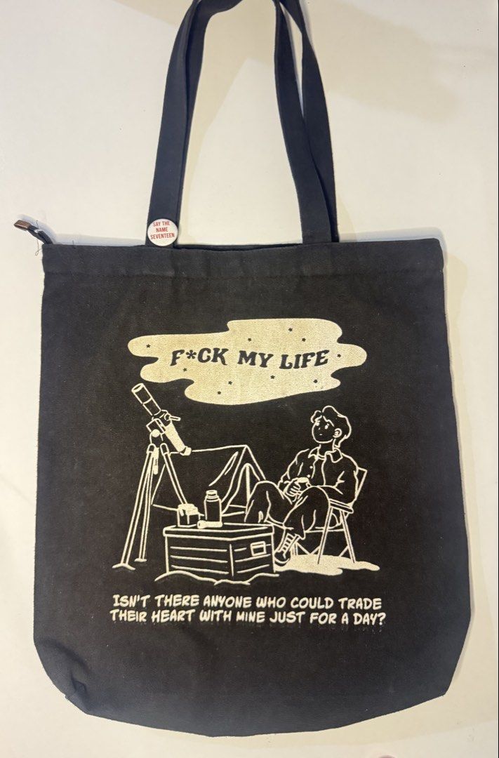 Seventeen FML Tote Bag (Category: K-Wave Merchandise) located in Bulacan. Submitted by shuaromi (Listing ID 1469718838, Image 1). Description: x sensitive used but not abused.
