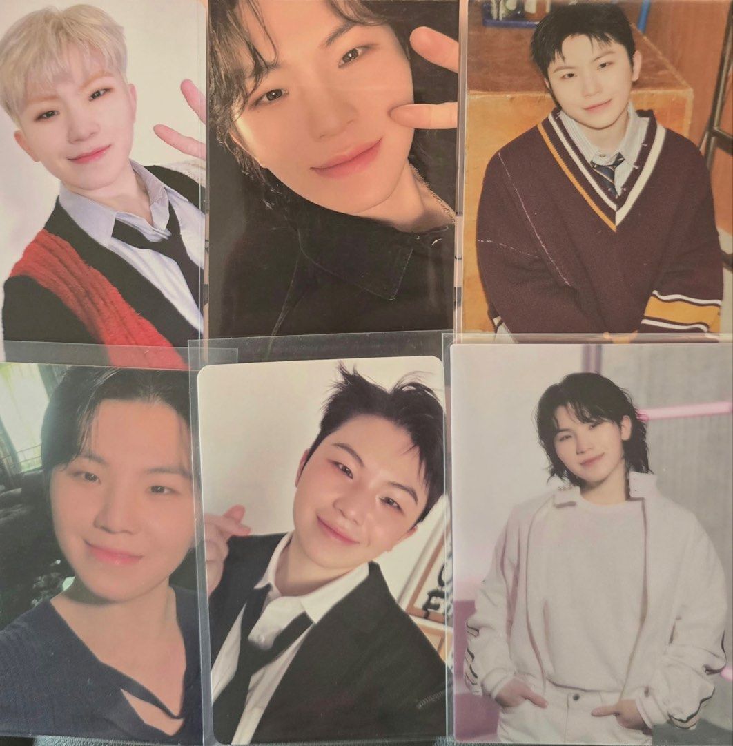 Seventeen Woozi Random PC Set (Category: K-Wave Merchandise) located in Cebu City. Submitted by riyaaaaa_ (Listing ID 1469648684, Image 1). Description: PHP 400 Set PAYO / dop with nrdp, Onhand MOD : JNT Loc : Cebu X sensi , good condi DM to claim!.