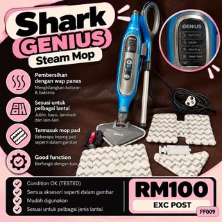 Shark Genius Steam Mop, TV & Home Appliances, Vacuum Cleaner ...