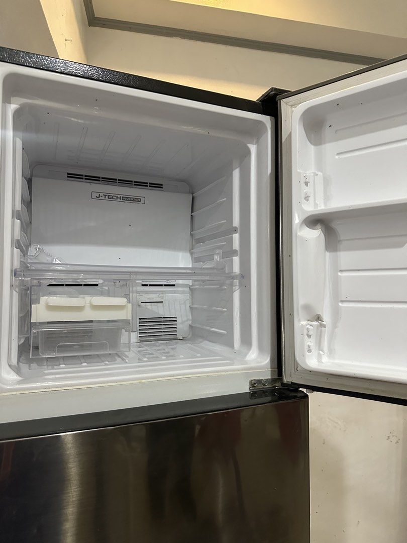 SHARP J TECH INVERTER REFRIGERATOR (Category: Refrigerators and Freezers) located in Bulacan. Submitted by patwrisyaa (Listing ID 1469621416, Image 3). Description: Selling our Sharp J-Tech Inverter Refrigerator, used for only 2 years. Brand: Sharp Model/Type: J-Tech Inverter Used for only 2 years Price: ₱10,000 ❤️ Original price: ₱24,000 Reason for selling: We bought a bigger refrigerator. Still in good condition and ready for its new owner! FRE