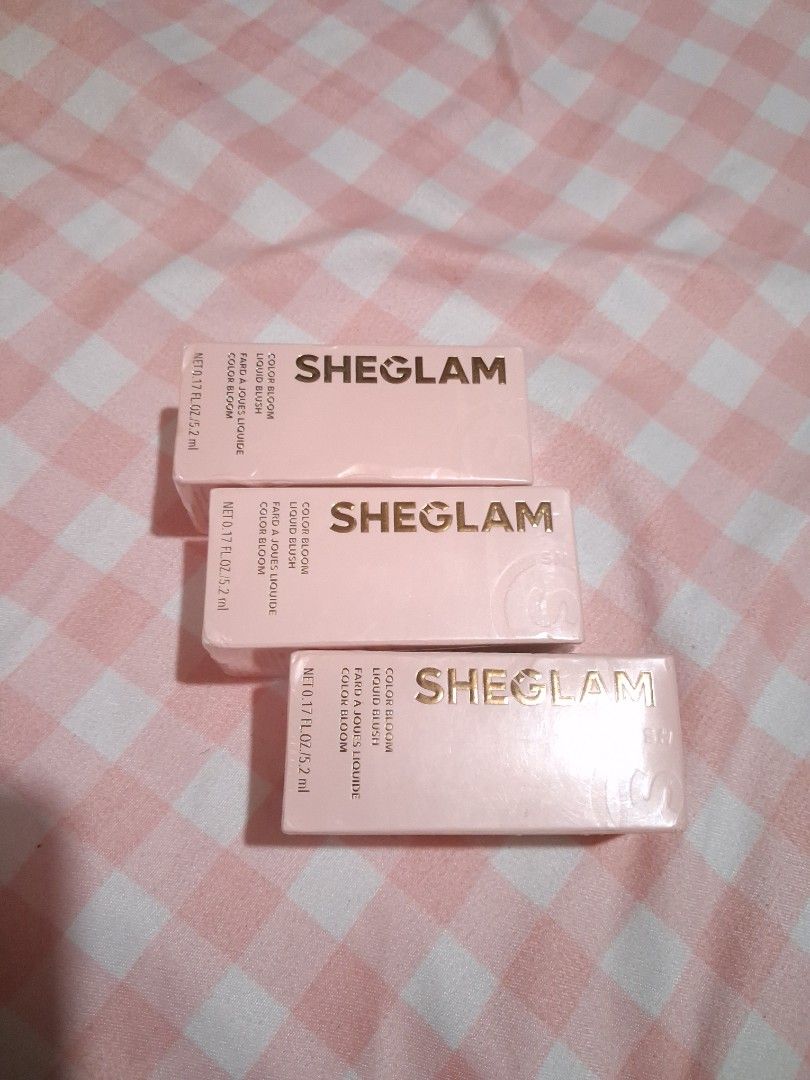 SHEGLAM Color Bloom Liquid Blush Bundle (Category: Makeup) located in Antipolo. Submitted by v3ine (Listing ID 1469730131, Image 1). Description: 3pc sheglam liquid blushes 📍lower antipolo, near marikina mod: j&t, lalamove, meet-up/pick-up.