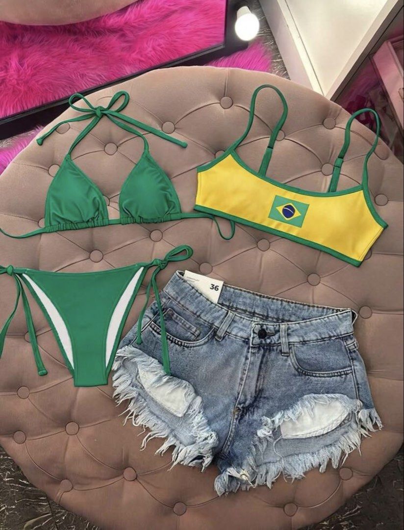 Shein Brazil Bikini Set (Category: Bikinis & Swimsuits) located in Cainta. Submitted by lovecalluengg (Listing ID 1469600372, Image 2). Description: Used once onlyy.