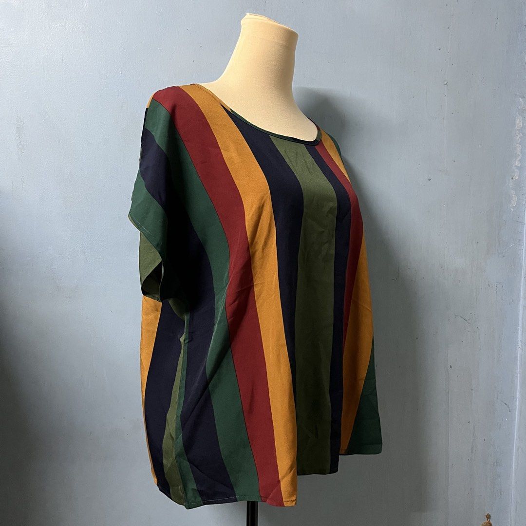 Shein multi color shirt large (Category: Blouses) located in Valenzuela. Submitted by musearchive (Listing ID 1469721921, Image 2). Description: 24x22 No issue As is Jnt Gcash .