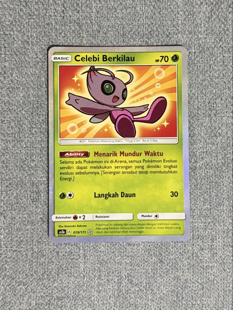 Shiny Celebi 019/171 Shiny Rare, Toys & Collectibles, Trading Cards ...