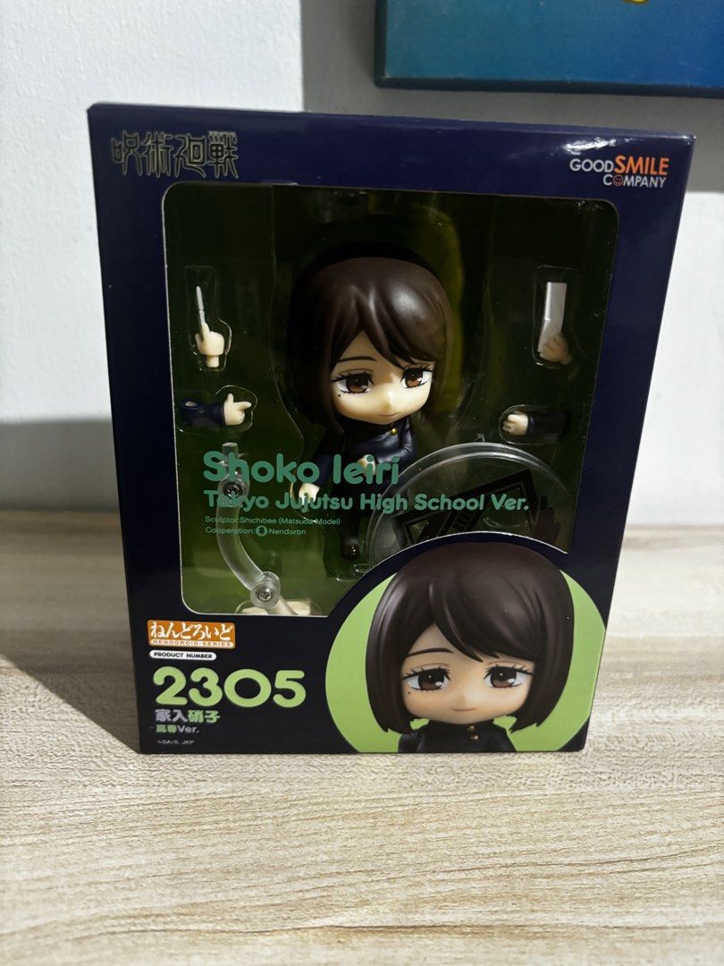 Shoko Ieiri nendoroid (Category: Figurines & Statues) located in Manila. Submitted by declutteringsz (Listing ID 1469632596, Image 1). Description: SHOKO IEIRI NENDOROID COMPLETE PARTS OPENED ONCE.