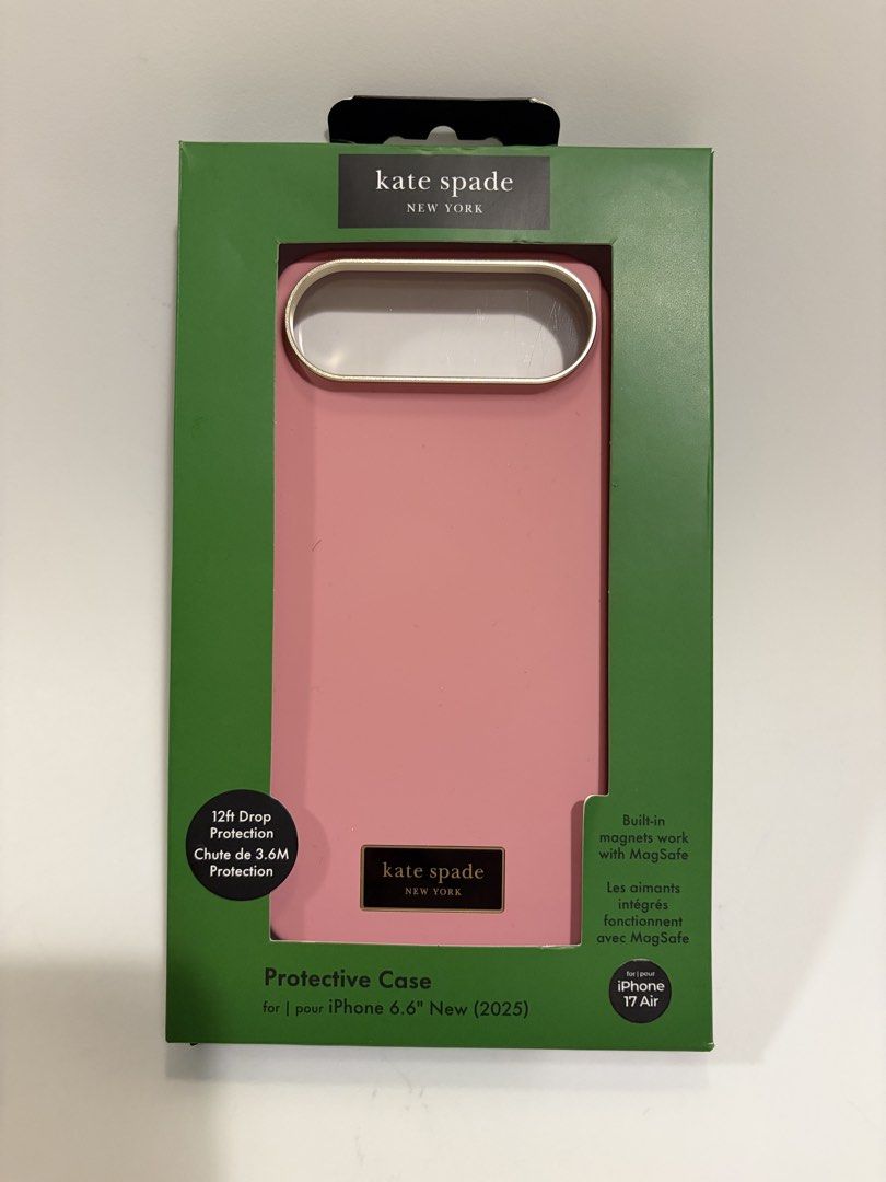 Silicone Icon MagSafe Case for iPhone Air - Dusk Rose (Category: Cases & Sleeves) located in Paranaque City. Submitted by gingershoppe (Listing ID 1469745140, Image 1). Description: KATE SPADE Silicone Icon MagSafe Case for iPhone Air - Dusk Rose KSPI110ROS Mall Price: 2,690.00 LIKE BRAND NEW!!! Opened just to try.