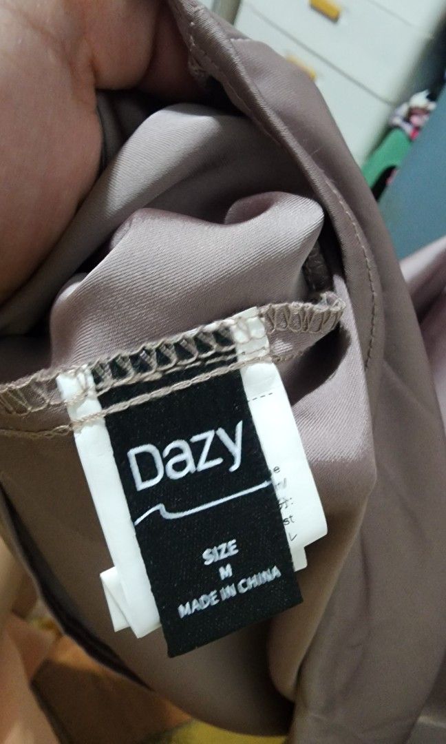 Silk dress (Category: Dresses) located in Caloocan City. Submitted by jinkhie (Listing ID 1469710964, Image 3). Description: brand new brand;Dazy medium on tag adjustable strap.