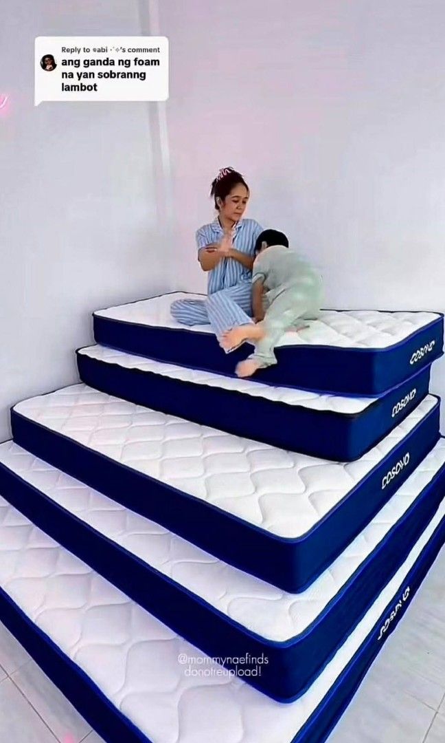 Single - King size on-hand Free Delivery (Category: Bed Frames & Mattresses) located in Tanza. Submitted by mheanne_111711 (Listing ID 1469673682, Image 3). Description: cosova mattress cloud version 2.0 Direct warehouse on-hand ready for deliver cod / gcash / Bank Transfer free shipping can supply bulk orders 10years warranty 15days replacement.