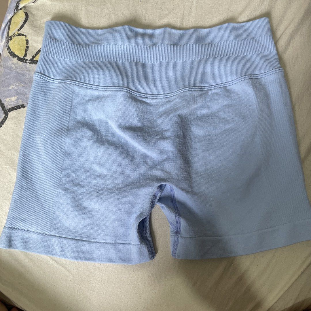 size small sky light blue shorts gym butt scrunch (Category: Shorts) located in Quezon City. Submitted by leocurations (Listing ID 1469735893, Image 1). Description: .