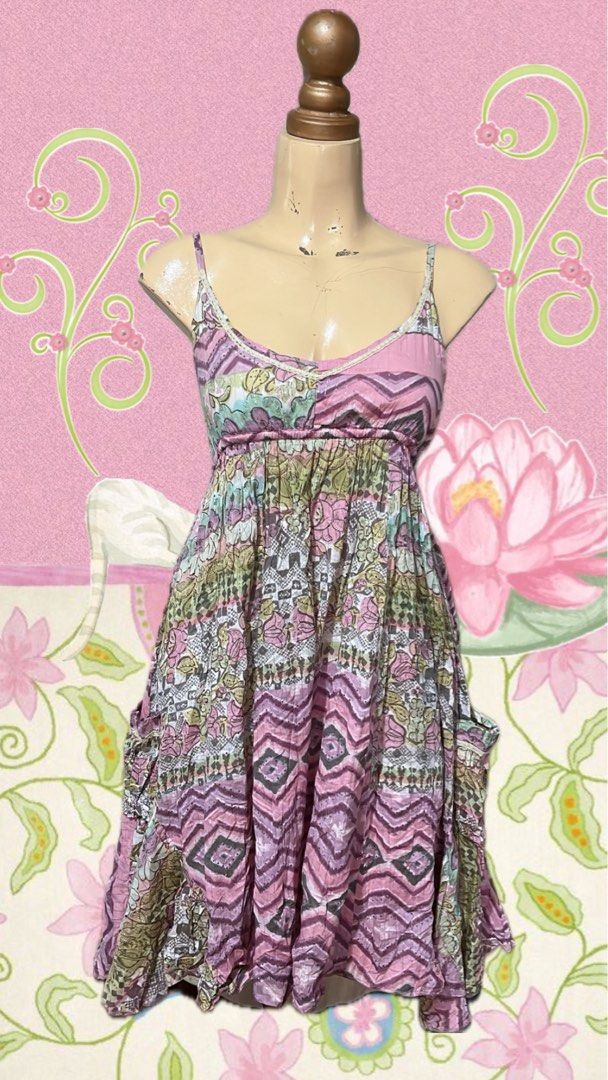 Sleeveless Coquette Sundress (Category: Dresses) located in Dagupan City. Submitted by joyous.finds (Listing ID 1469659534, Image 1). Description: 100% Cotton.