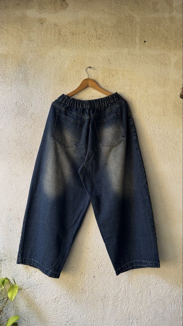 Slothful Baggy Denim (Category: Jeans) located in Lipa City. Submitted by scrap.threads (Listing ID 1469729326, Image 2). Description: Item: Slothful Baggy Denim Price: 550 Dimes: Width - 27-36 Length - 38.5 Hem - 11 Issue: Lipa City Ship via J&T (Shouldered by buyer) Payment via Gcash ***Notice*** Color may vary due to lighting. Payment first. Item/s are thrifted or used condition unless stated otherwise. Please manage your expectation..
