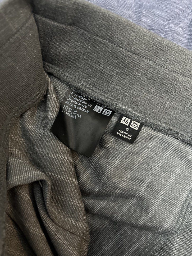 SMALL - Uniqlo Pinstripes pants - Gray (Category: Other Bottoms) located in Paranaque City. Submitted by regina_sy (Listing ID 1469613730, Image 2). Description: NO issue MOP: GCASH J&T Express delivery (SF c/o BUYER) * Parcel Drop-off (J&T Branch) WEEKENDS only NO WW photo 📍MNL .