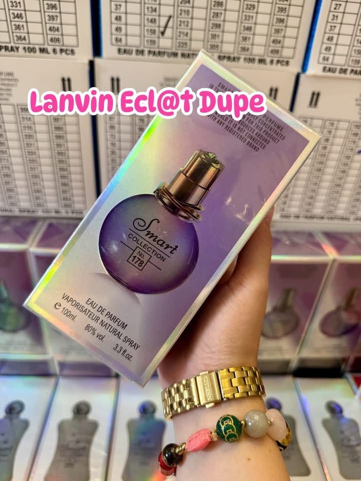 Smart Collection No. 178 | LANVIN ECLAT Dupe Perfume 100ml (Category: Fragrance & Deodorants) located in Cavite. Submitted by Cheapips (Listing ID 1469713928, Image 1). Description: 💯 Original | Authentic ✨ 100ml spray ✨ Brandnew ✨ Lanvin ECLAT dupe We ship nationwide..