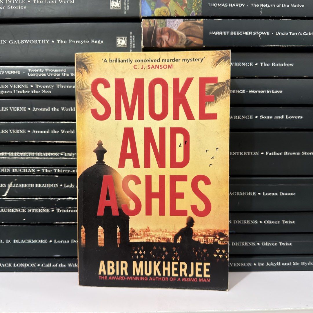 Smoke and Ashes by Abir Mukherjee Novel (Category: Storybooks) located in Lingayen. Submitted by readwjane (Listing ID 1469592208, Image 1). Description: - Title: Smoke and Ashes - Author: Abir Mukherjee - Genre: Historical murder mystery / thriller - Setting: Colonial Calcutta - Format: Paperback - Condition: Great / Like new - Perfect for fans of detective stories and historical fiction.