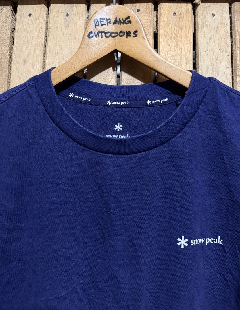 Snow Peak Tee (Category: Tshirts & Polo Shirts ) located in Maramag. Submitted by ghab82885 (Listing ID 1469647269, Image 3). Description: Snow Peak Tee Excellent condition Has minimal hairline crack print(last 2pics) Size Large W21.5” x L27.5” 480 only.