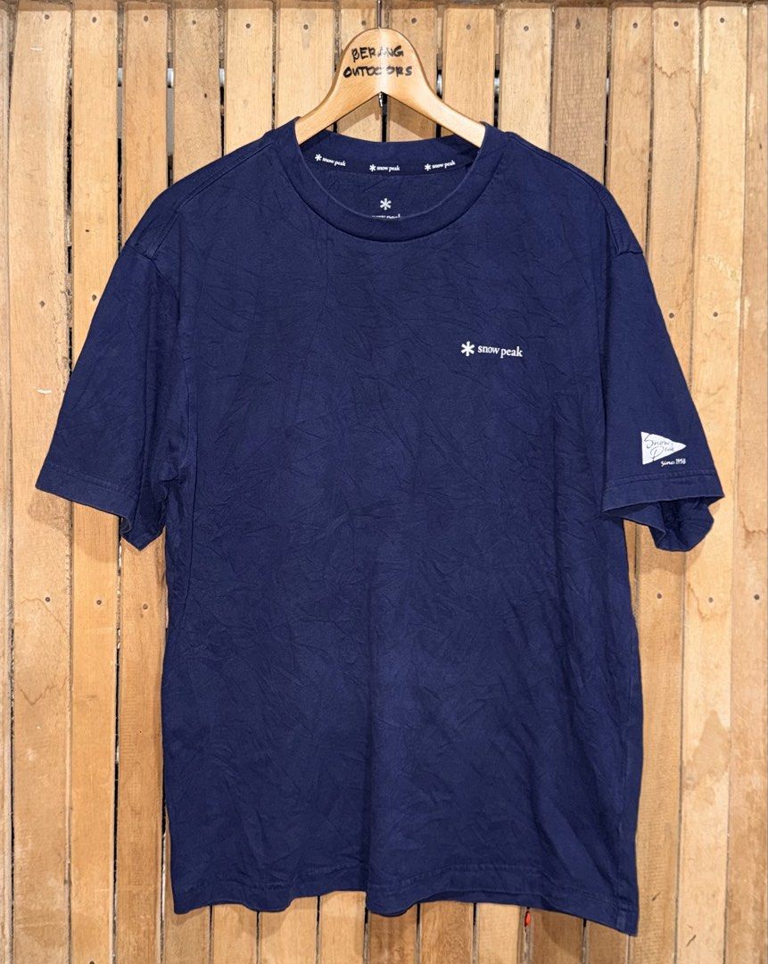 Snow Peak Tee (Category: Tshirts & Polo Shirts ) located in Maramag. Submitted by ghab82885 (Listing ID 1469647269, Image 1). Description: Snow Peak Tee Excellent condition Has minimal hairline crack print(last 2pics) Size Large W21.5” x L27.5” 480 only.