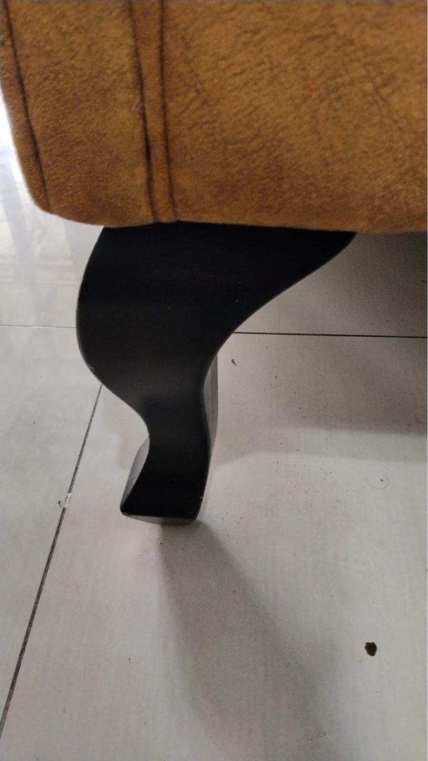 Sofa (Category: Chairs) located in Puchong. Submitted by aqilrzk (Listing ID 1469620784, Image 3). Description: - Some minor wear marks visible on the seat cushion surfaces - Selling as a set (both together).