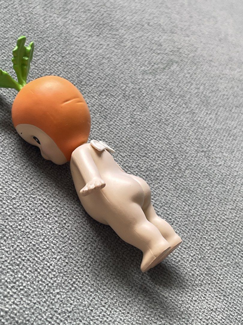 sonny angel carrot (Category: Designer & Blind Box Toys) located in Manila. Submitted by happymoon_0ae0c8 (Listing ID 1469589708, Image 3). Description: - this is carrie the carrot! - original price: 499 - negotiable - back part turned lighter as it was by the window - no box.