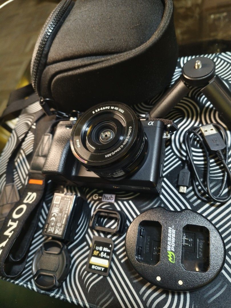 Sony A6400 Mirrorless Camera (Category: Cameras) located in Las Pinas. Submitted by laluxury (Listing ID 1469660944, Image 1). Description: FOR SALE‼️ No issue all good performance, rarely used! Clean body, clean lens and clean sensor! Perfect for business or personal cam! Low shutter count almost 5K only! 37k fix and firm What you see is what you get lahatan sa picture! ✅ A6400 unit ✅ 16-50mm OSS Lens w/ cap ✅ Original 1 batt ✅ Wasabi charger an