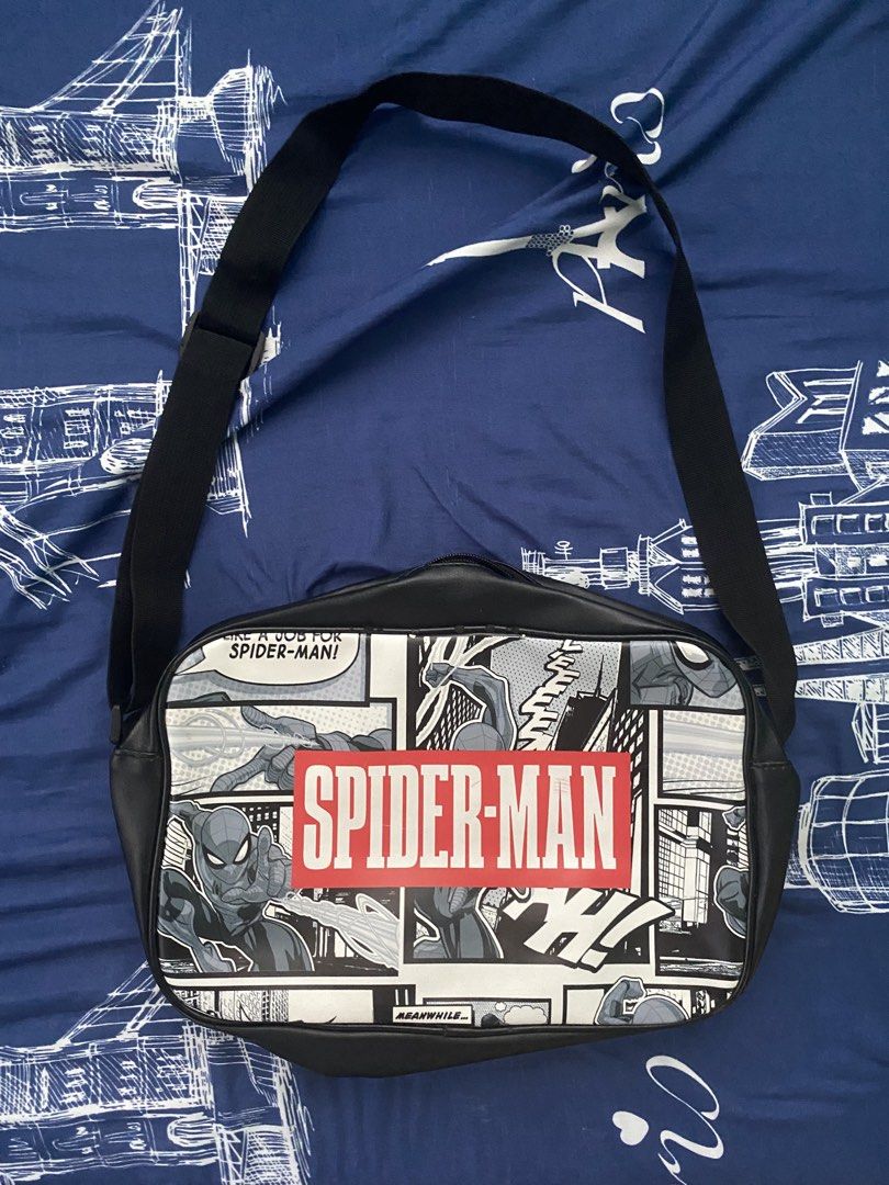 Spiderman slingbag (Category: Sling Bags) located in Bulacan. Submitted by fynthrift (Listing ID 1469637410, Image 1). Description: .