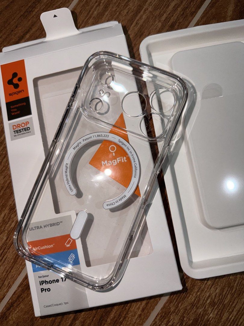 Spigen Ultra hybrid for 17pro case (Category: Cases & Sleeves) located in Cebu City. Submitted by caseypie.cebuph (Listing ID 1469676907, Image 3). Description: -Original Spigen Ultra Hybrid for iphone 17pro Model -still looks new -used 5x only -what you see is what you get.