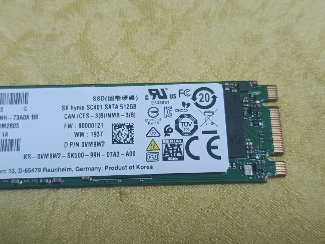 SSD M.2 512gb (Category: Computer Parts) located in Quezon City. Submitted by carou85958 (Listing ID 1469681305, Image 3). Description: 100% good working 100% good working no issue health 99% m.2 512gb prize p2500 17 ibp road batasan hills qc .