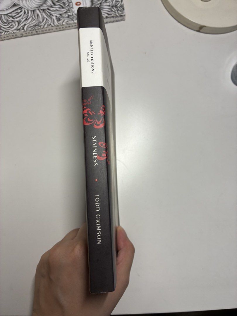 Stainless by Todd Grimson (McNally Editions) (Category: Storybooks) located in Manila. Submitted by ellacortezzz (Listing ID 1469601527, Image 3). Description: - Title: Stainless by Todd Grimson - Edition: McNally Editions #45 (Paperback) - Genre: 90s Los Angeles vampire noir / Horror / Dark fiction - Acclaimed by: James Ellroy, The Guardian, and Kirkus Reviews - Condition: Clean pages, solid spine.