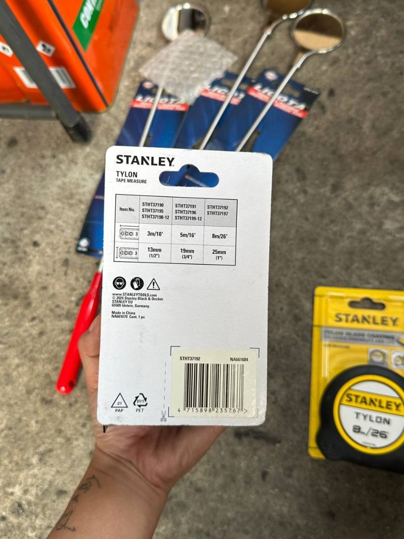 Stanley Meter (Tylon) Specs: 8 meters (Category: Everything Else Others) located in Manila. Submitted by 09171479278_elsie. (Listing ID 1469590844, Image 3). Description: Stanley Meter (Tylon) Specs: 8 meters.