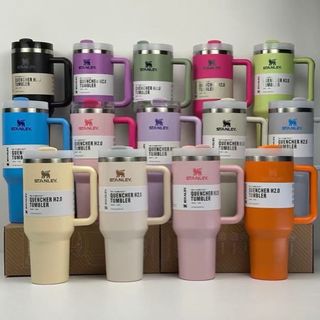 Stanley 40oz The Quencher H2.0 FlowState Tumbler Pink, Furniture & Home ...