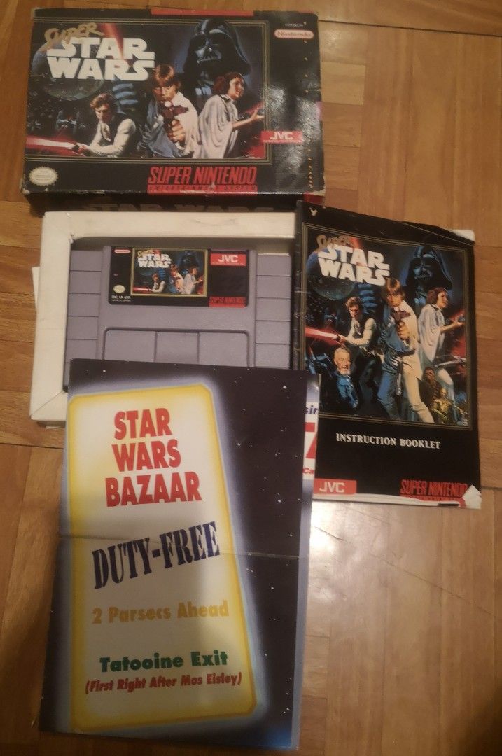 Star Wars (Category: Nintendo) located in Quezon City. Submitted by dhanie.barican (Listing ID 1469631987, Image 1). Description: Star Wars for Nintendo Super Nes Complete insert. The box is not perfect, a little bit of tear. .