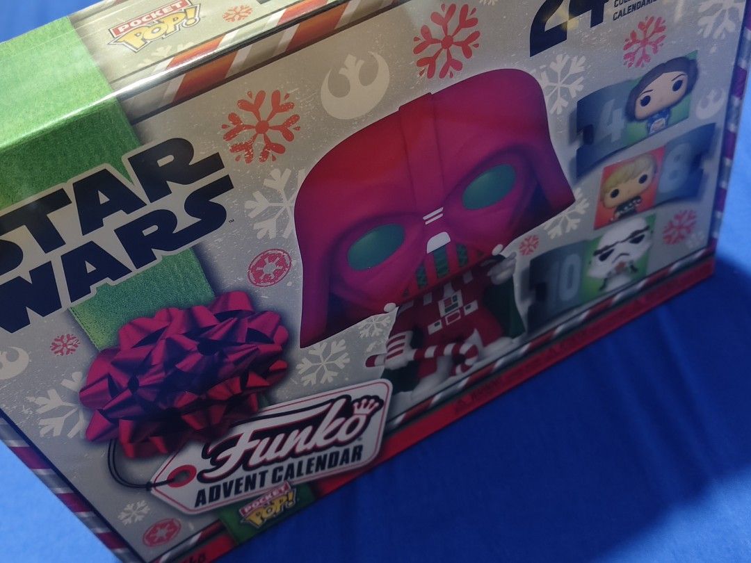 STARWARS ADVENT CALENDAR (Category: Designer & Blind Box Toys) located in Manila. Submitted by iamjaohenzon (Listing ID 1469671360, Image 1). Description: STARWARS ADVENT CALENDAR GOOD CONDITION BRAND NEW. SEALED BOX..