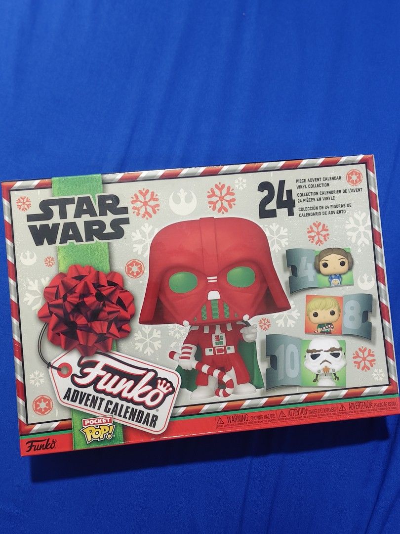STARWARS ADVENT CALENDAR (Category: Designer & Blind Box Toys) located in Manila. Submitted by iamjaohenzon (Listing ID 1469671360, Image 2). Description: STARWARS ADVENT CALENDAR GOOD CONDITION BRAND NEW. SEALED BOX..