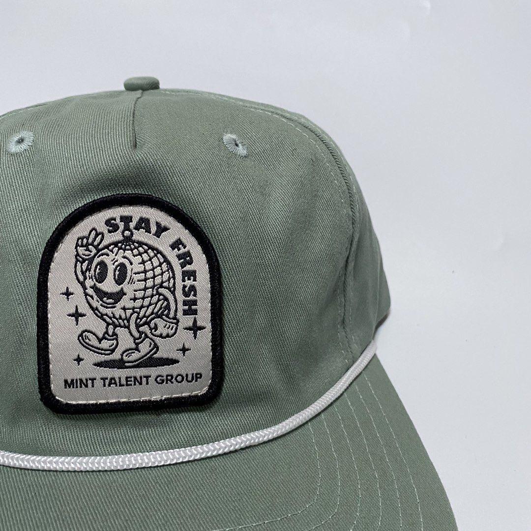 stay fresh mint 6 panel cap (Category: Caps & Hats) located in Quezon City. Submitted by hatlocker (Listing ID 1469593551, Image 2). Description: ₱700.00 only dm.