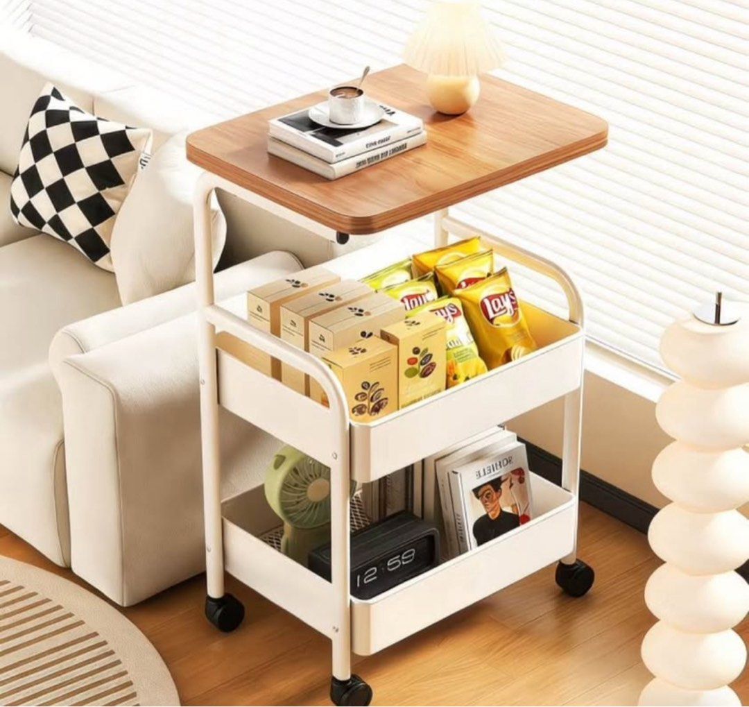 Storage cart/ trolley (Category: Shelves, Cabinets & Racks) located in Cebu City. Submitted by au123456 (Listing ID 1469588906, Image 1). Description: Assembled already (saves you time and energy) Brand new just a slight issue check pic. Never been used .