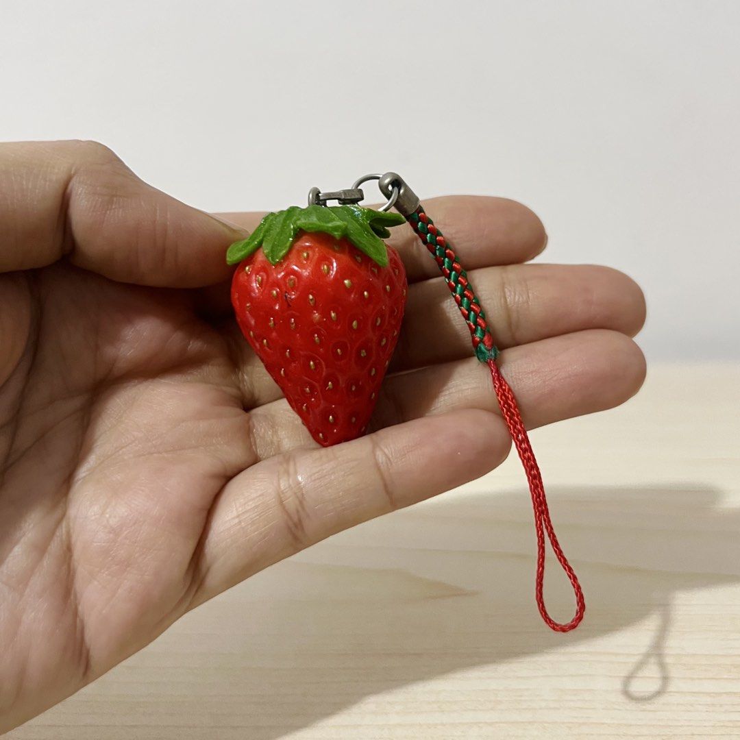Strawberry Charm 4cm - Php 100 (Category: Character Goods) located in Davao. Submitted by pandorastoybox (Listing ID 1469726603, Image 2). Description: Strawberry Charm 4cm - Php 100.