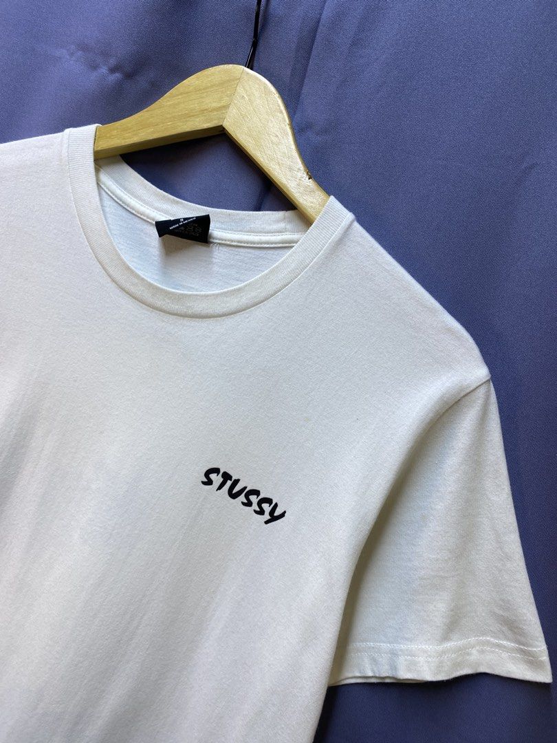 Stussy “Dragon” Tee (Category: Tshirts & Polo Shirts ) located in Makati City. Submitted by drip.poww (Listing ID 1469733716, Image 3). Description: - Authentic Stussy - Color: White - Size: Small - Dimes: 19x26 - Authentic - Excellent condition - Need wash, fresh from bale - Material: 100% Cotton Please don’t expect too much—these are thrifted (ukay) items. 😊 !!STILL NEGOTIABLE!!.