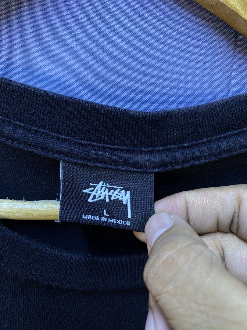Stussy “Rasta Crown” Tee (Category: Tshirts & Polo Shirts ) located in Makati City. Submitted by drip.poww (Listing ID 1469732760, Image 3). Description: - Authentic Stussy - Color: Black - Size: Large - Dimes: 22x29 - Authentic - Excellent condition - Need wash, fresh from bale - Material: 100% Cotton Please don’t expect too much—these are thrifted (ukay) items. 😊 !!STILL NEGOTIABLE!!.