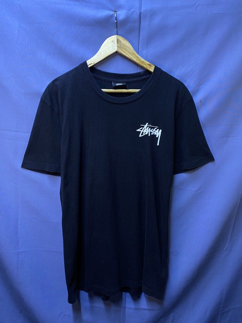 Stussy “Rasta Crown” Tee (Category: Tshirts & Polo Shirts ) located in Makati City. Submitted by drip.poww (Listing ID 1469732760, Image 2). Description: - Authentic Stussy - Color: Black - Size: Large - Dimes: 22x29 - Authentic - Excellent condition - Need wash, fresh from bale - Material: 100% Cotton Please don’t expect too much—these are thrifted (ukay) items. 😊 !!STILL NEGOTIABLE!!.
