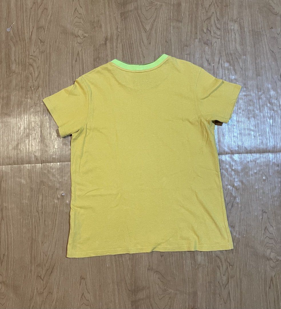 Stussy Relay Double Ribbed Crew-Neck Tee (Category: Activewear) located in Bacolod City. Submitted by maxpeynthrift (Listing ID 1469634324, Image 2). Description: Size Small W 19.5 L 25 Good condition No issue Actual dimes last picture 100% cotton.