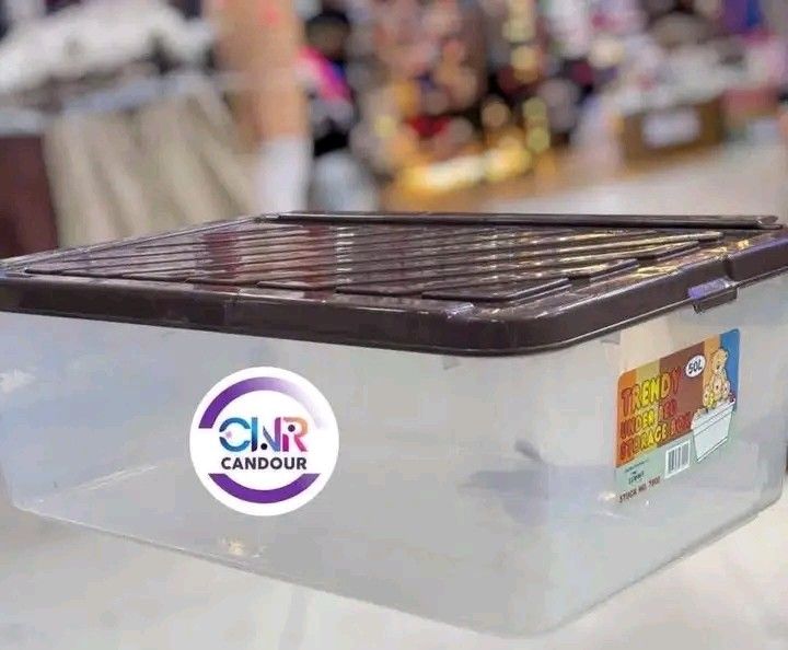 Summit Trendy Under Bed Storage Box 50L Brown (Category: Storage Boxes & Baskets) located in Quezon City. Submitted by marecel146 (Listing ID 1469617090, Image 2). Description: - Brand: Summit - Capacity: 50 Liters - Color: Clear body with brown lid and latches - Design: Low-profile, specially made to slide easily under beds - Uses: Perfect for organizing clothes, toys, extra bedding, and more - Quantity: 2 units available.