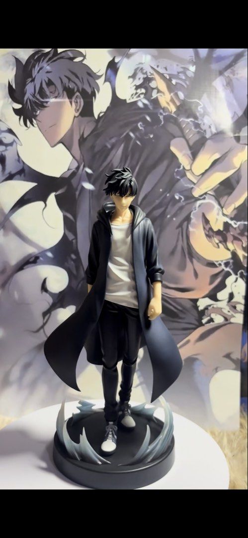 Sung Jin-Woo Solo Leveling Figure (Category: Figurines & Statues) located in San Pedro. Submitted by byeonhazel (Listing ID 1469597809, Image 1). Description: FuRyu Solo Leveling Trio-Try-iT Figure – Sung Jinwoo - BIB -Displayed and well-kept 📍San Pedro Laguna ✅Meetup within San Pedro/Alabang ✅Shipping (payment first) via J&T and LBC.