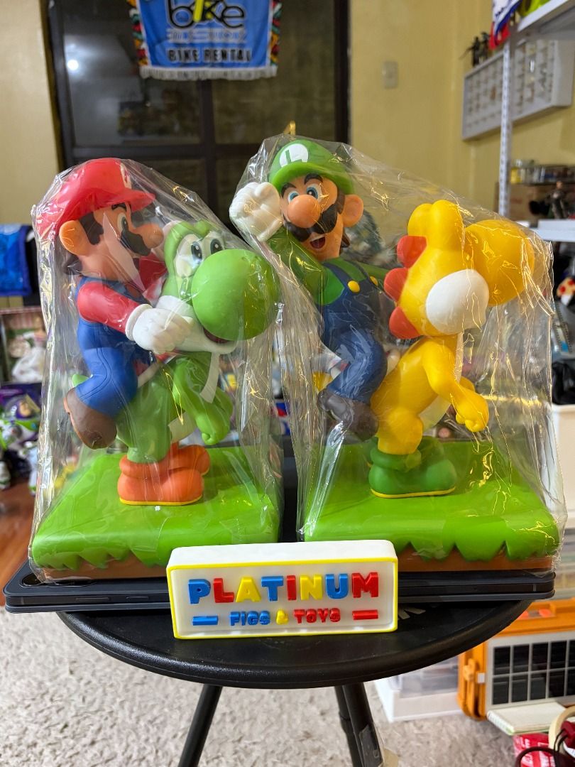Super Mario & Yoshi / Luigi & Yellow Yoshi (Category: Kids Toys) located in Antipolo. Submitted by mfasa1201 (Listing ID 1469633213, Image 1). Description: NO BOX Transaction Details: 🚚 Mode of Delivery: J&T, Lalamove, LBC ONLY Mode of Payment: Gcash, Bank Transfer PAYMENT FIRST. NO COD! PASS SA MGA NAGMAMADALI MAGPA SHIP! PASS SA BAYAD KAPAG DUMATING NA ANG LALAMOVE RIDER NO RUSH SHIPPING! 24HRS RESERVATION ONLY! WYSIWYG VALENZUELA LOCATION.