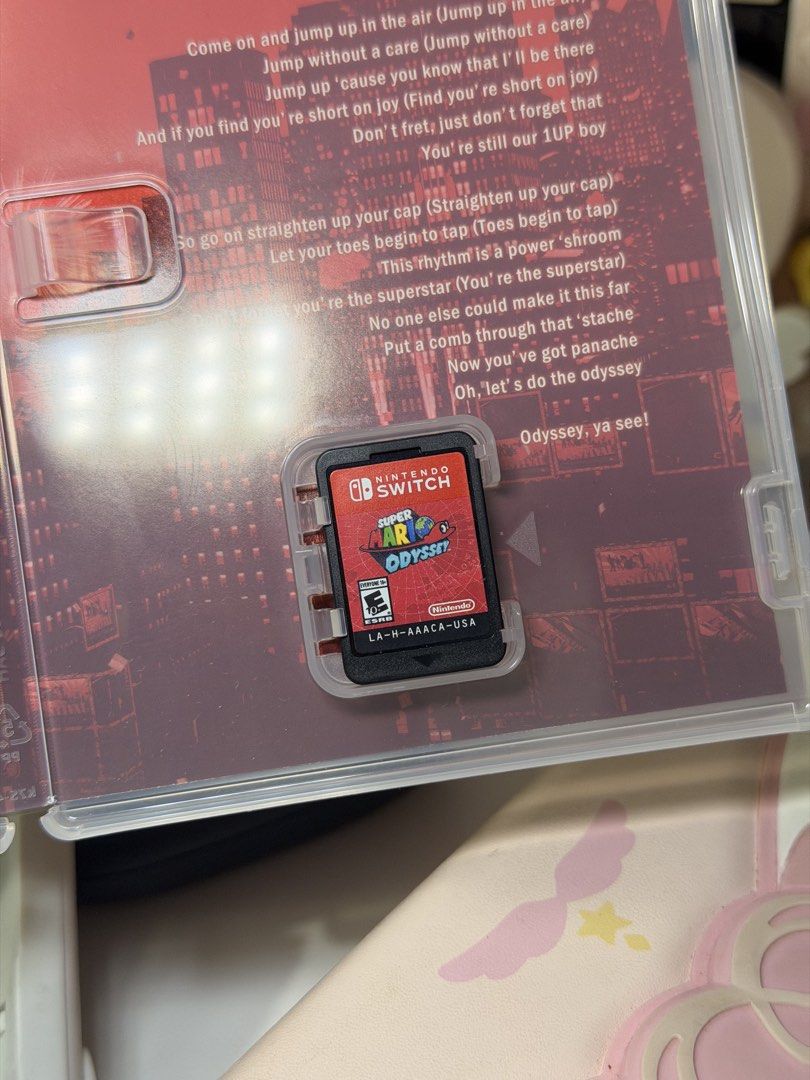 Super Mario Odyssey Nintendo Switch Game (Category: Nintendo) located in Makati City. Submitted by Momoring97 (Listing ID 1469667475, Image 2). Description: Bought at Datablitz.