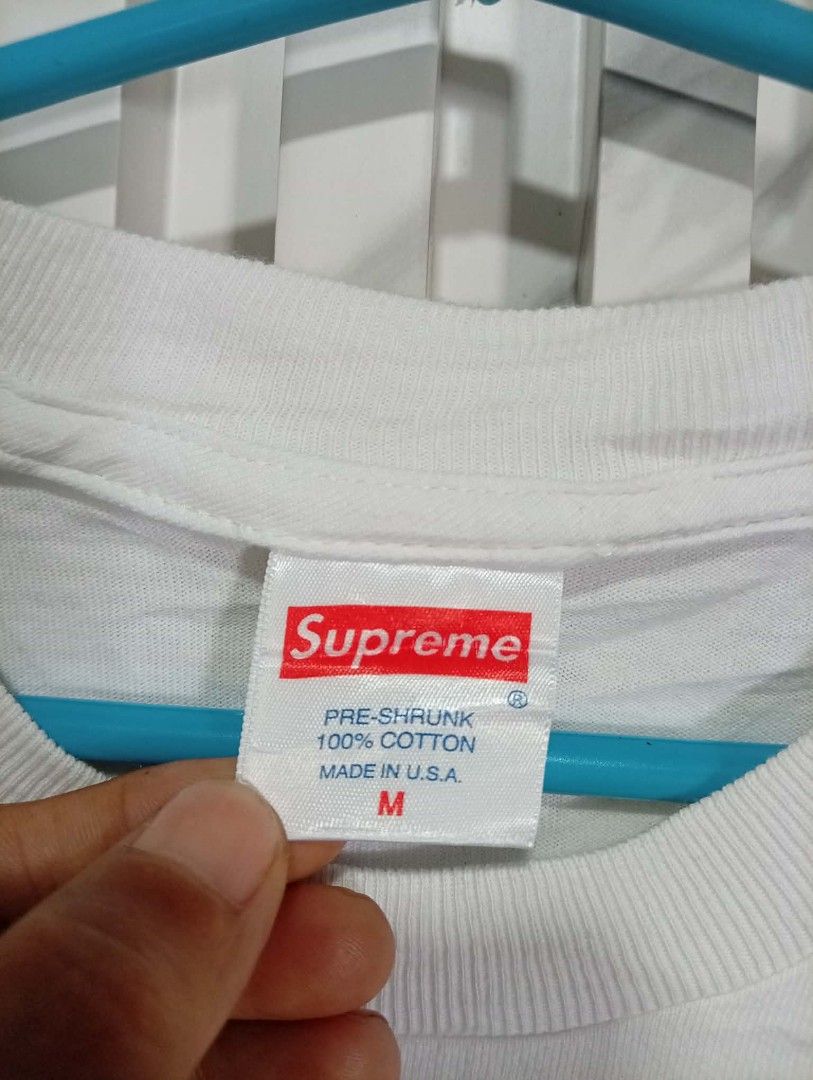 Supreme Grid Box logo iconic shirt (Category: Tshirts & Polo Shirts ) located in Barotac Nuevo. Submitted by john.pritz (Listing ID 1469648014, Image 3). Description: Supreme Grid Box Logo Iconic shirt Like new condi no issue Size Medium on tag Width 22 Length 29.
