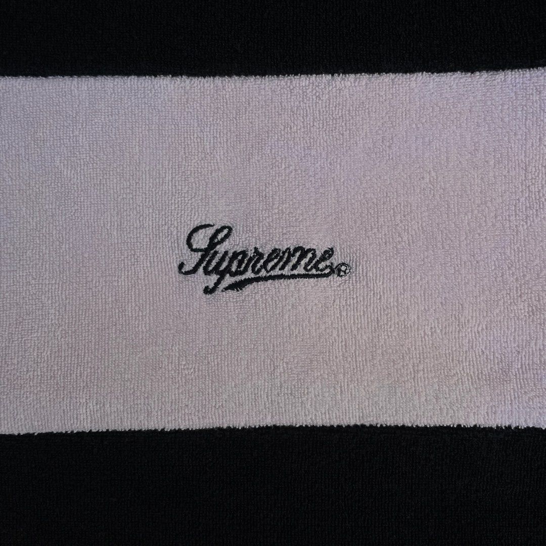 Supreme S/S18 - Chest Stripe Terry Tee (Category: Tshirts & Polo Shirts ) located in Los Banos. Submitted by declutterking (Listing ID 1469726156, Image 3). Description: Size Large on tag Dimensions: 18.25" shoulders 22.75" chest 29" length 8.75" sleeves Excellent condition Authentic.