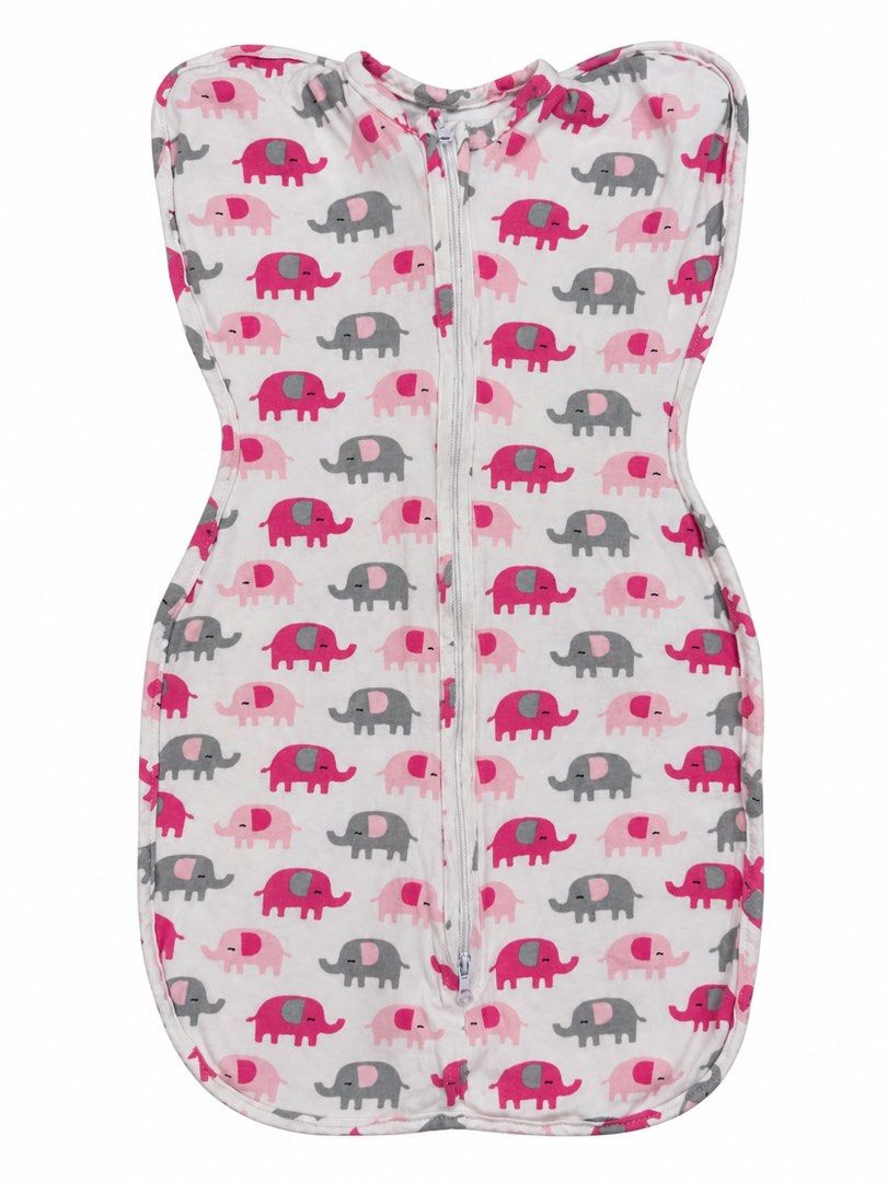 Swaddle (0-3M) (Category: Babies & Kids Fashion) located in Angeles City. Submitted by aeapreloved (Listing ID 1469654184, Image 1). Description: 🩷 Preloved Baby Swaddle | 0–3M • Elephant print 🐘 • 2-way zipper • Used, good condition 📦 Available for shipping .